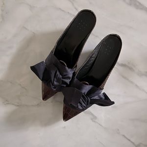 NEW: TRA MAD RKE Ribbon Mules